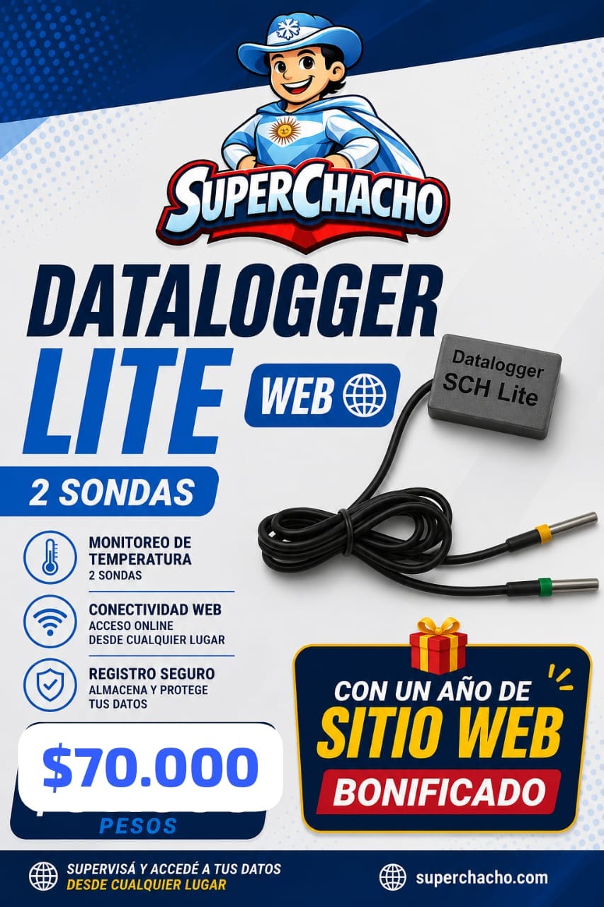 Datalogger Lite - 2 sondas